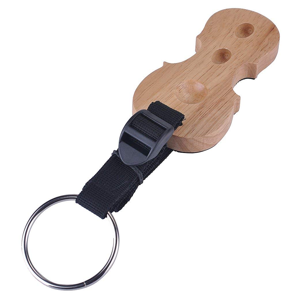 Cale-pique Protecteur de Fin en Bois Support Ancrage Antidérapant Portable pour Violoncelle - Bois