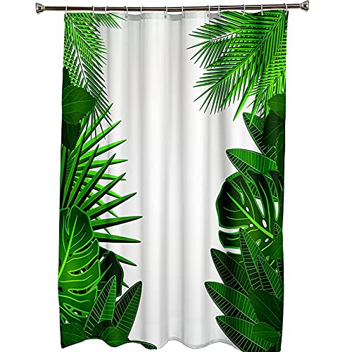 Rideau de douche imperméable avec crochets pour baignoire familiale - 6