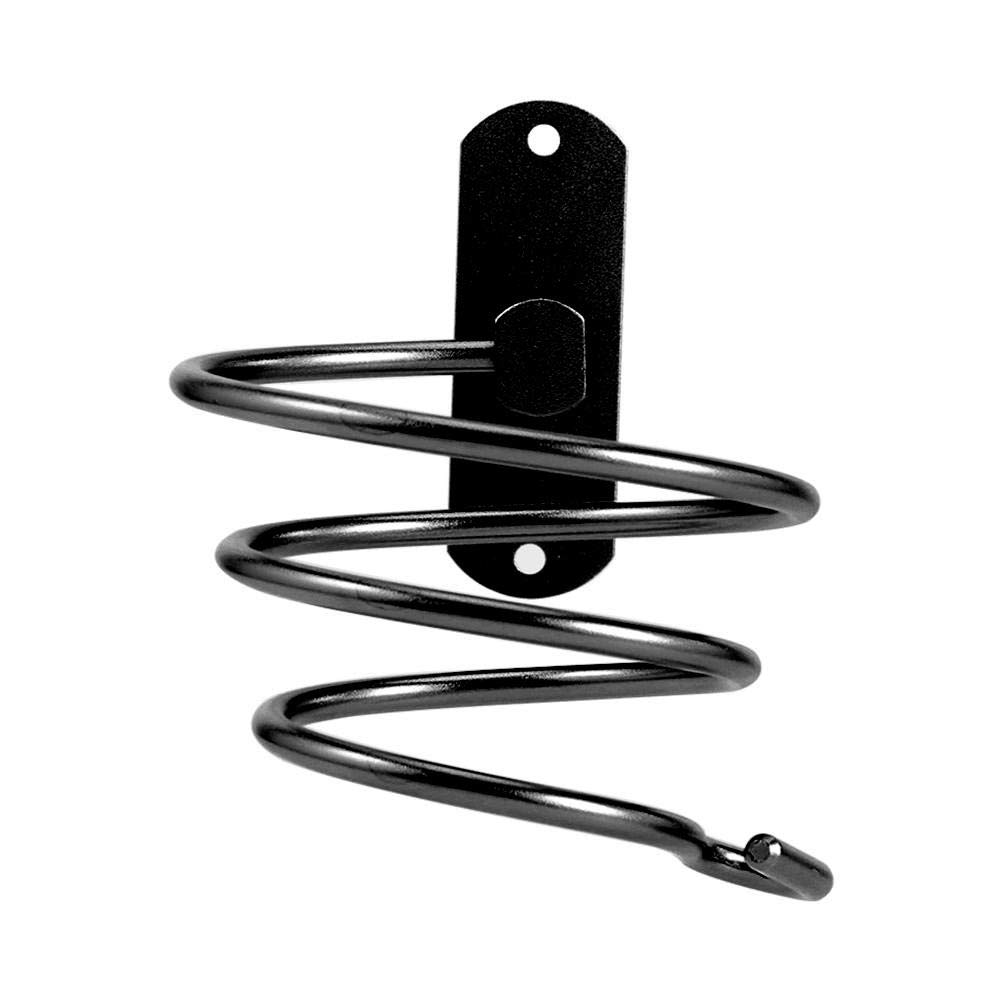 VDYXEWHair Dryer Holder Blower Bracket Hanging Bathroom Accessories (Black)