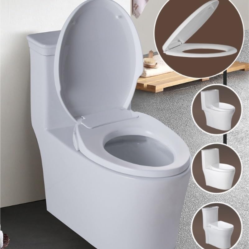 O Shaped Toilet Parts Thickened Seats Slow Down PP Bidet