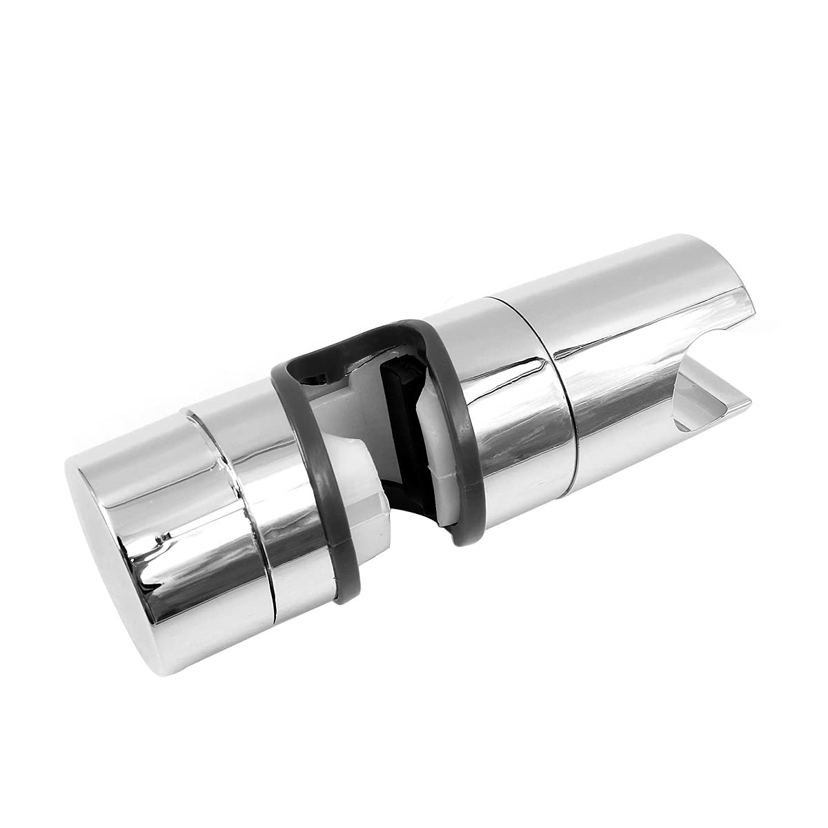 Joyoldelf Universele handdouchehouder, 19-25 mm verstelbare douchehouder, douchekop voor badkamer, ABS verchroomde douchekophouders, 45 graden draaibaar, zilver