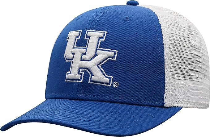 Collegiate Adjustable Trucker Hats (US Alpha One Size Kentucky)