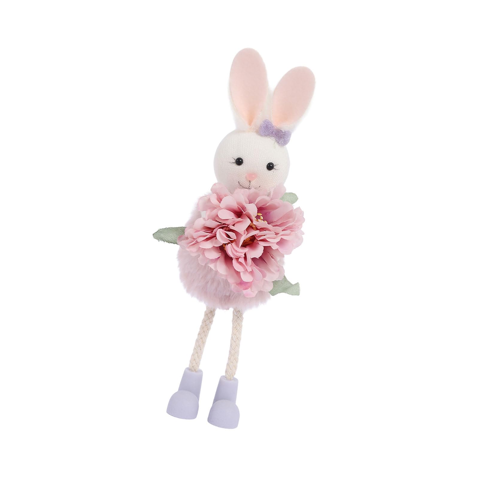 Creative Spring Rabbits Angelic Hanging Ornament Perfect for Easter Festival Decoration Spring Accessories Festival