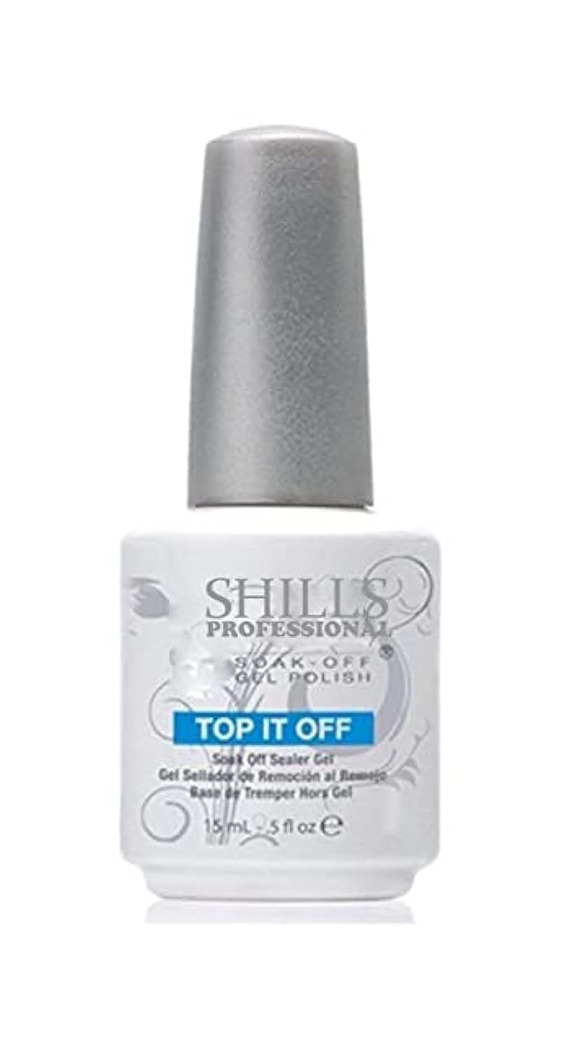 SHILLS PROFESSIONAL Uv Led Soak Off Top Shiny Gel Polish Clear 15 Ml