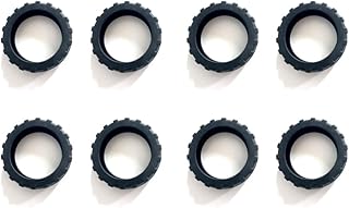 8Pcs Luggage Wheel Covers, Wear Resistant, Noise Resistant Wheel Covers for 2-2.4 Inch Rotary Wheel, Suitcase or Office Chair Casters, Black