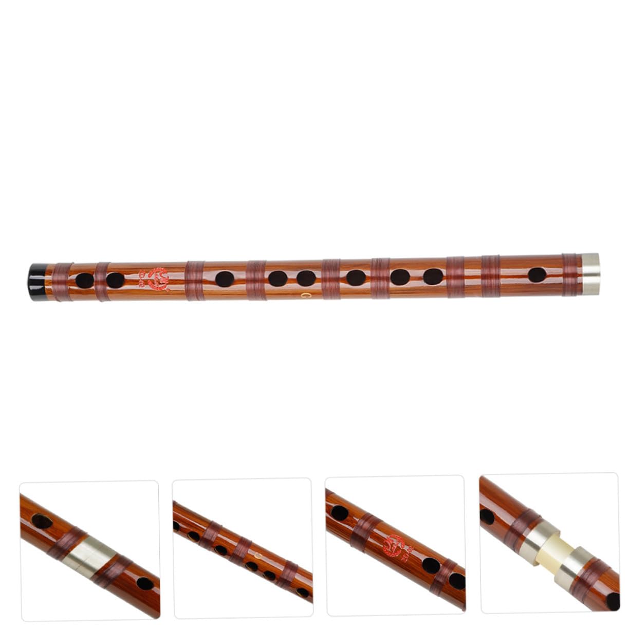 SUPVOX Querflöte Langlebiges Leichtes Holzblasinstrument für Anfänger und Schüler Handgefertigte Kleine Flöte Tragbar und Sicher für Musiklernen
