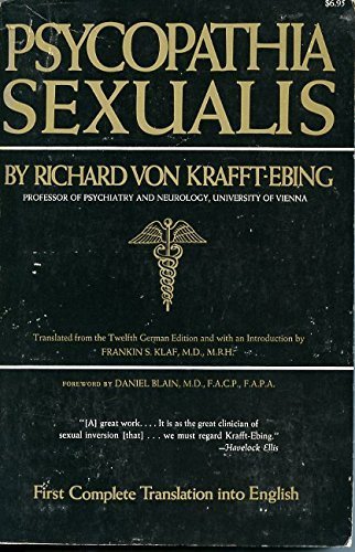 Psychopathia Sexualis, With Especial Reference ... 081286011X Book Cover