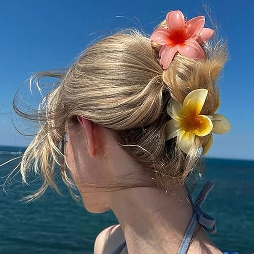 Balloome Hawaiian Flower Claw Clips, 6-Pack (Multicolored) — view 2