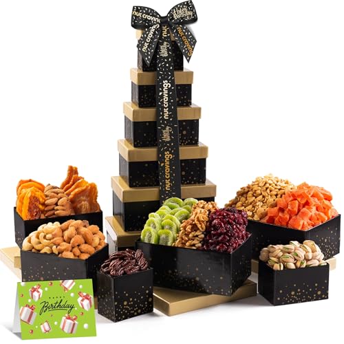NUT CRAVINGS Gourmet Collection (12 Assortments) Happy Birthday Treats