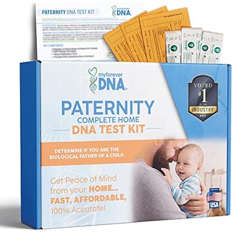 Home Paternity DNA Test Kit | 24 DNA (Genetic) Marker Test, Unmatched Accuracy | Private & Fast Results | Experience Excellence with My Forever DNA Cover