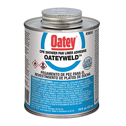 Oatey 30810 CPE Solvent, 16-Ounce, White