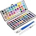 ZITFRI 100 Aquarellfarben Aquarellfarbkasten Aquarell-Farben-Set: 50 Aquarellfarbe, 35 Metallic Farben, 10 MakrononFarben, 5 fluoreszierende Wasserfarben - Aquarellfarbenset für Anfänger und Profis Profi SZ günstig Kaufen-ZITFRI 100 Aquarellfarben Aquarellfarbkasten Aquarell-Farben-Set: 50 Aquarellfarbe, 35 Metallic Farben, 10 MakrononFarben, 5 fluoreszierende Wasserfarben - Aquarellfarbenset für Anfänger und Profis