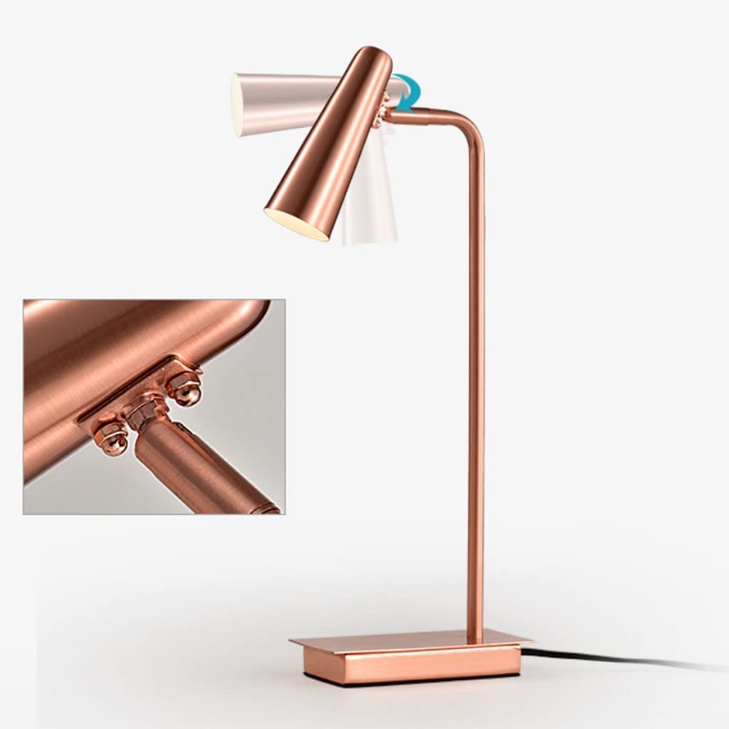 Lampa stołowa Lampa biurkowa Nordic Study Lampka nocna do sypialni Prosta europejska lampa stołowa Lampa stołowa LED(Zwart)