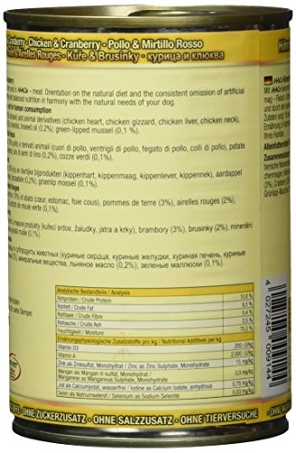 Mac's Hundefutter getreidefrei Hühnchen & Cranberry, 400 g