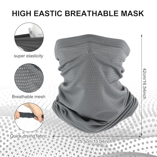 image for Geyoga 2 Pack 2/4 Pack Cooling Neck Gaiter Summer Breathable Balaclava