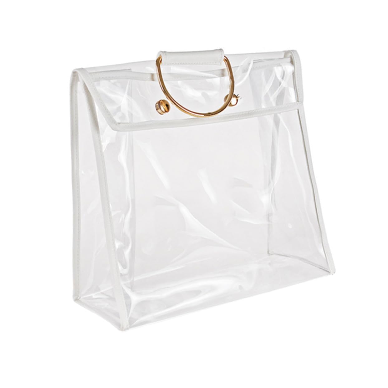 FOMIYES Clear Handbag Organizer with Hook Transparent Bag Protector for Women Stylish Purse Holder Versatile Storage for Accessories and Closet Organization