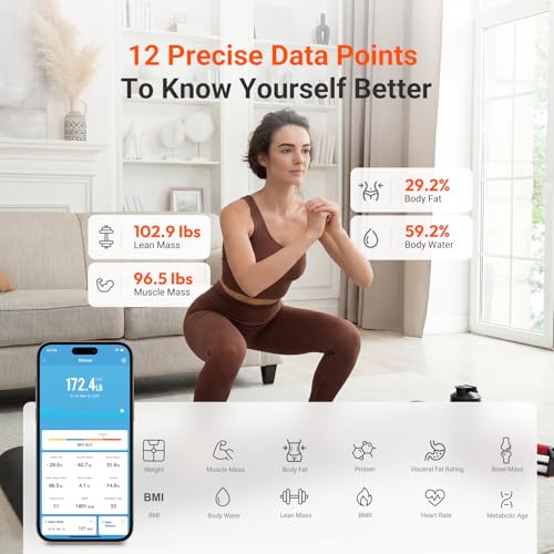 iHealth Nexus Smart Scale for Body Weight, Digital Bathroom Scale with App - image 3