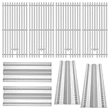 STCNADCR 4パック 7mm ラウンド クッキンググレート 4パック付き ステンレススチール フレームテイマー ヒートプレート 交換部品 Blaze BLZ-3 BLZ-4 BLZ-5,3, 4, 5 バーナーブレイズグリルモデル用