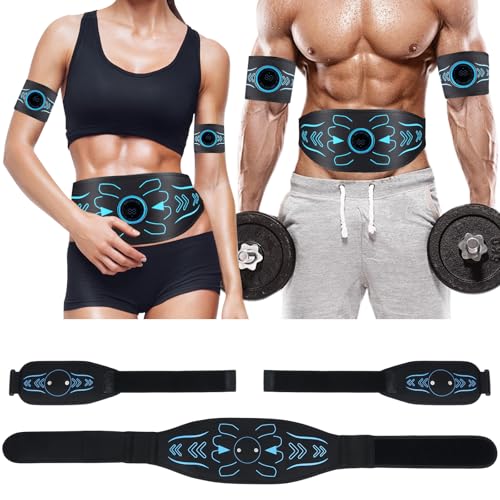 Electronic Muscle Stimulator - Fitness Training Equipment for Men & Women, 8 Modes Electronic Abdominal Stimulator for Full Body Workout, Fitness Equipment for Strength Training, Toning, Recovery
