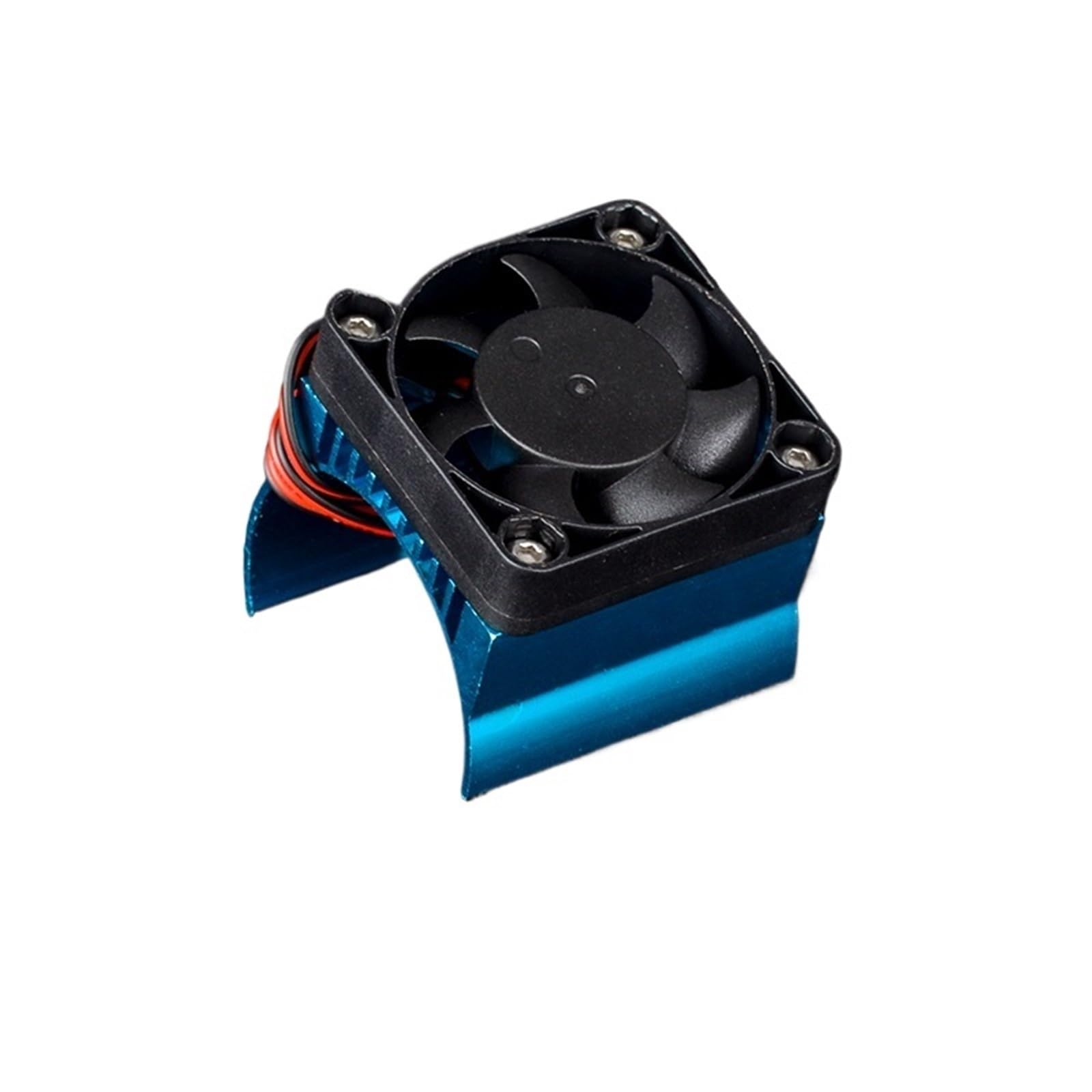 Motor Cooling Fan Fit for yikong YK4082 1/8 RC Electric Remote Control Model Car Crawler Retrofit Accessories(Blue)