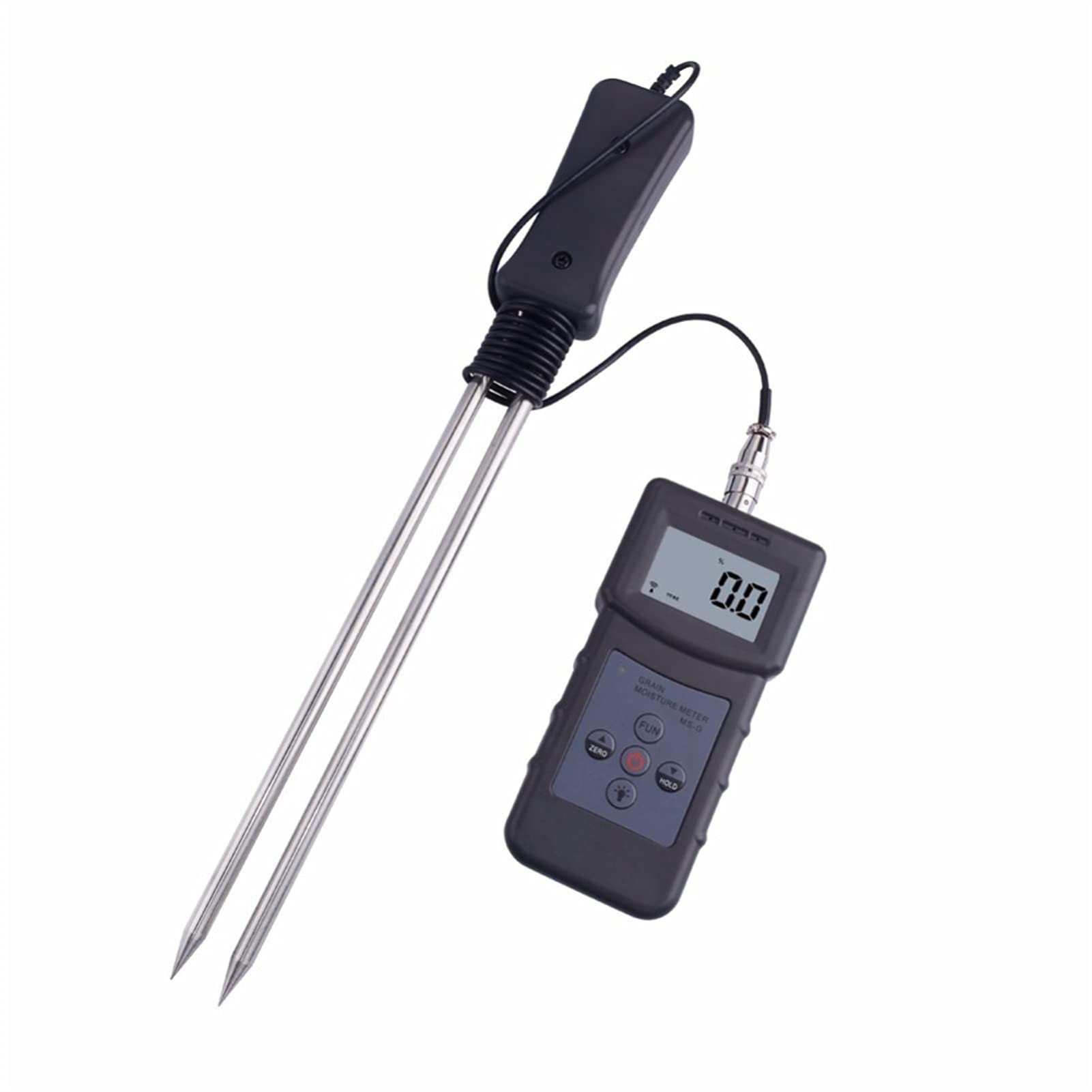 Mmhhhg One Color Moisture Meter, Grain Moisture Meter Tester For Barley, Corn, Hay, Oats, Rapeseed, Rough Rice, Sorghum, Soybeans, Wheat Flour, Cocoa