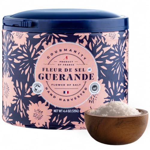 Gourmanity Fleur de Sel de Guerande Authentic French Sea Salt from Brittany