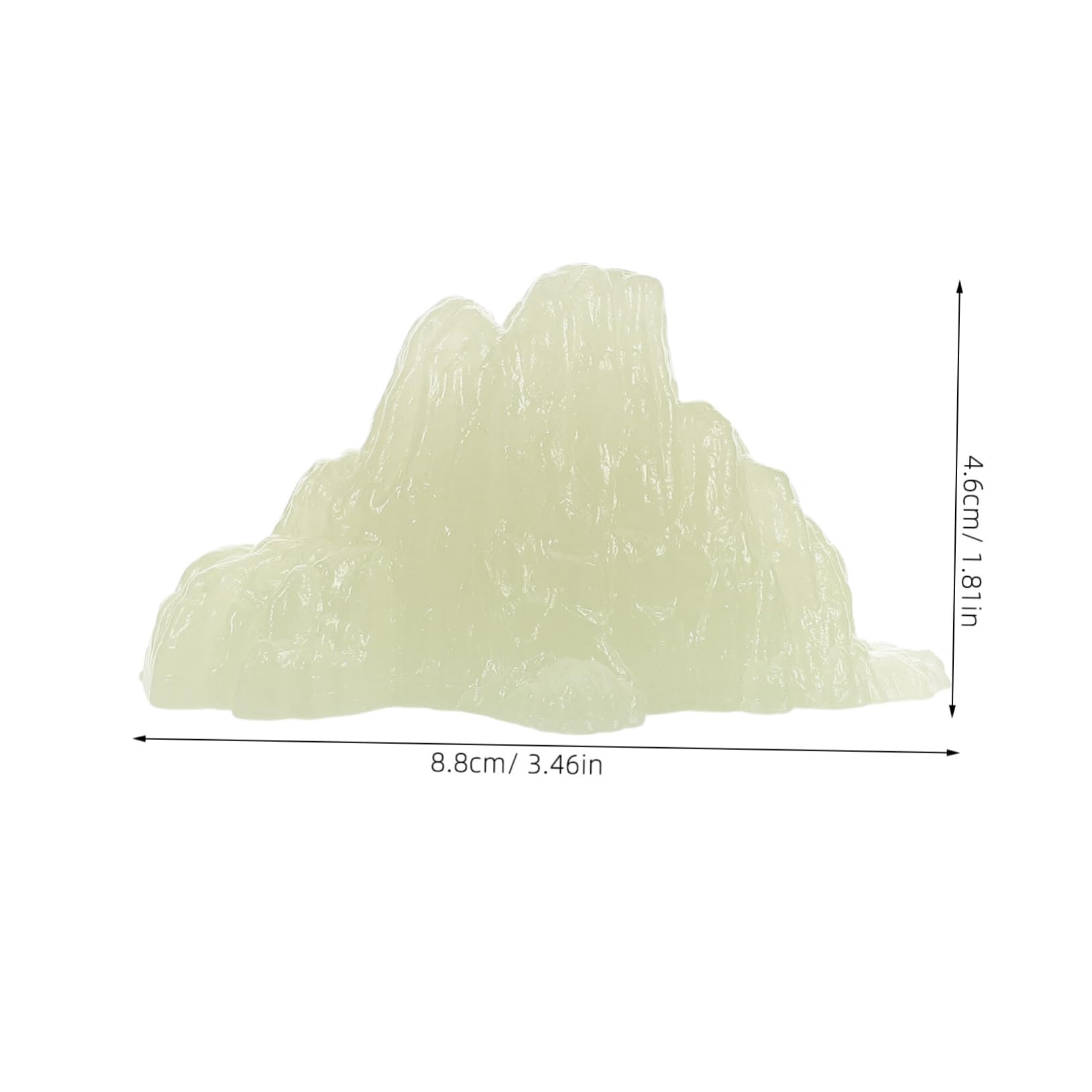 BESTonZON Aquarium Decorative Rocks Luminous Stone Fish Tank Gravel Glow Rock Decoration for Aquascaping