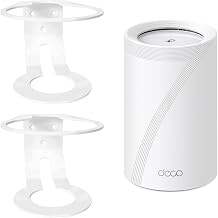 Compatible Wall Mount Decor WiFi 7 Wall Mount, 2 Pack Heavy Duty Metal Mount Stand Holder for DecoBE75, BE85, BE95, BE17000, BE22000, Whole Home Mesh WiFi 7 Space Saving Wall Bracket Holder