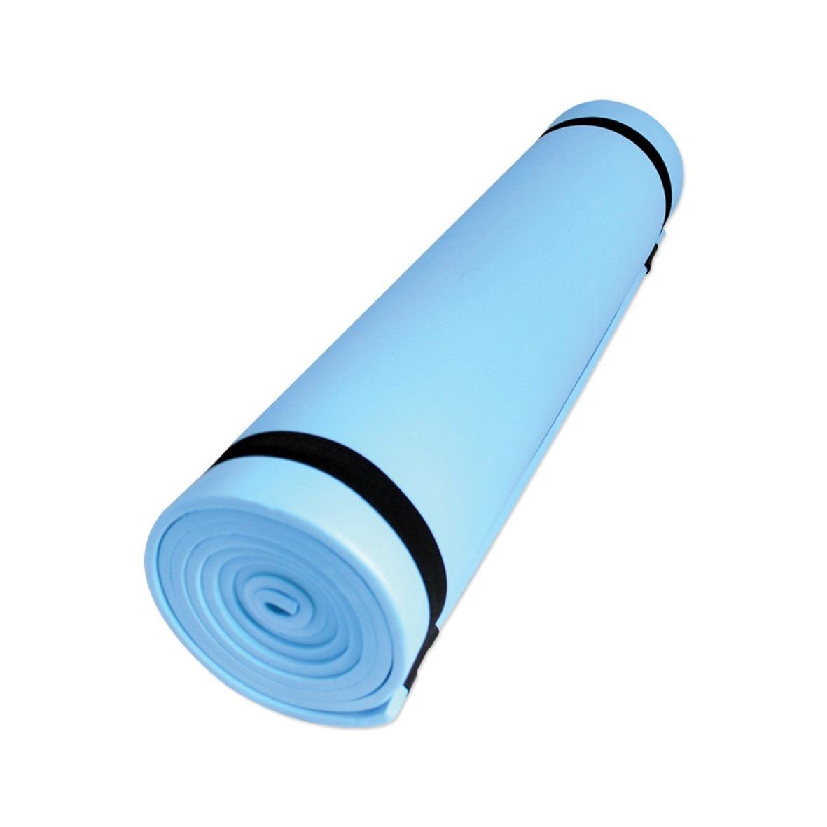 Garden Mile® 180x50 cm Rolling Mat for Camping, Yoga, Fishing, Picnics, Tents ideal for Outdoor and Indoor activities Yoga Mat Camping Mat Waterproof Soft Lightweight Foam Mat Blue