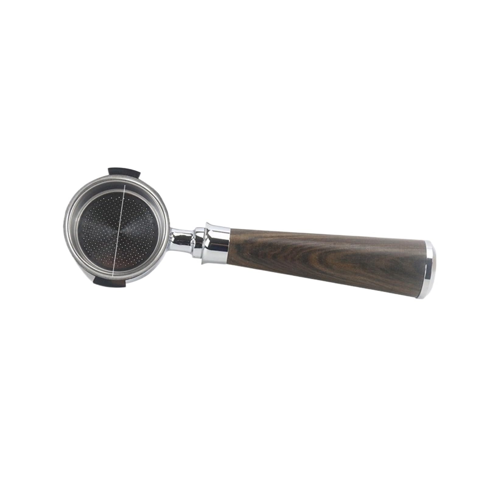 51 Mm 304 Edelstahl Bodenloser Kaffee-Siebträger, Kompatibel for DeLonghi, Kompatibel for Stilosa, EC260BK ECP3420 Nackter Filtergriff for Espresso-Zubehör(51mm 2 nais SET D)