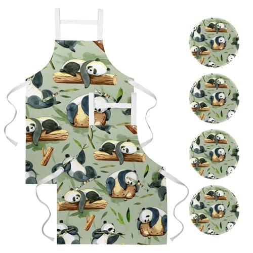 Tablier de cuisine pour pâtisserie restaurant travail bar lot de 2