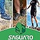 SAGUARO Barfußschuhe Herren Damen Barfussschuhe Traillaufschuhe Zehen Training Fitnessschuhe Outdoor Barfuss Wanderschuhe Atmungsaktiv Schnell Trocknend Badeschuhe, Tinte schwarz, 46 EU