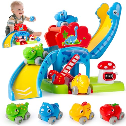 Dinosaur Race Track with Car Toys