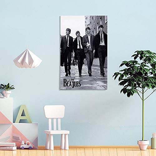 LIANGBO Beatles Poster sur toile pour chambre familiale moderne 60 x 90 cm - Les Beatles, Paul McCartney, John Lennon, RIngo Starr, George Harrison LIANGBO Beatles Poster sur toile pour chambre familiale moderne 60 x 90 cm – Image 5