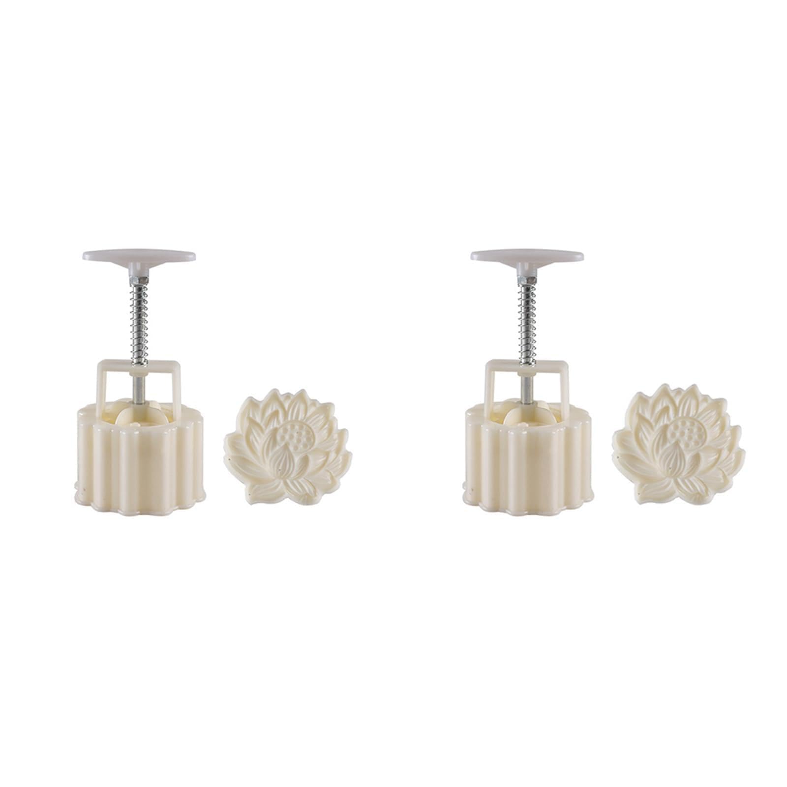 SZYDD Mold 125/ 3D Stamp Mould Baking Accessories Mid-Autumn Festival 3D Lotus Mooncake Mould