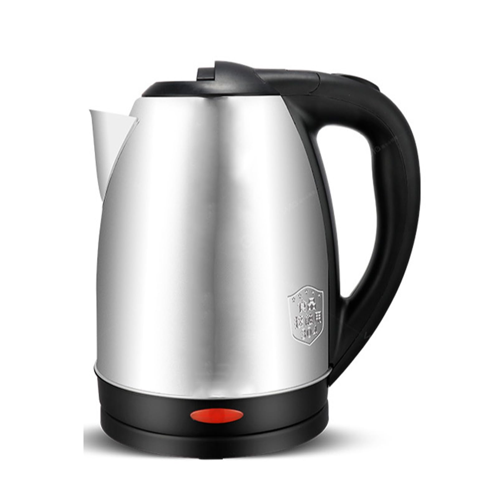 Hervidor eléctrico de 2 l, acero inoxidable 304, de ebullición rápida (1500 W, filtro antical lavable, botón para abrir la tapa, pico vertedor perfecto), plateado, talla única.