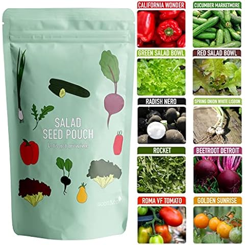 Scott&Co. Salad Seed Variety Pack for UK Gardening Cover
