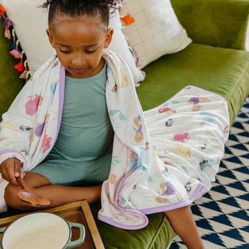 Image of Copper Pearl Jumbo 3-Layer Baby Blanket: Soft Baby Quilts for Boys and Girls | Breathable, Cozy, Toddler Blanket | Baby Quilt for Newborns | 46x46 Premium Polyester /Rayon | Disney Princess