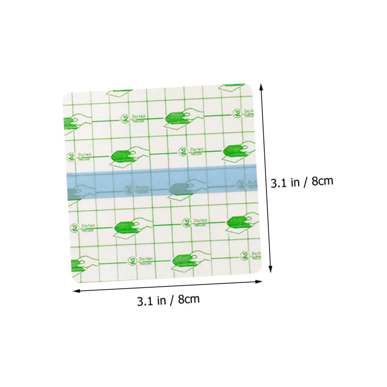 VICASKY Waterproof Makeup Mixing Trays 100pcs Adhesive Makeup Hand Versatile Foundation Palette