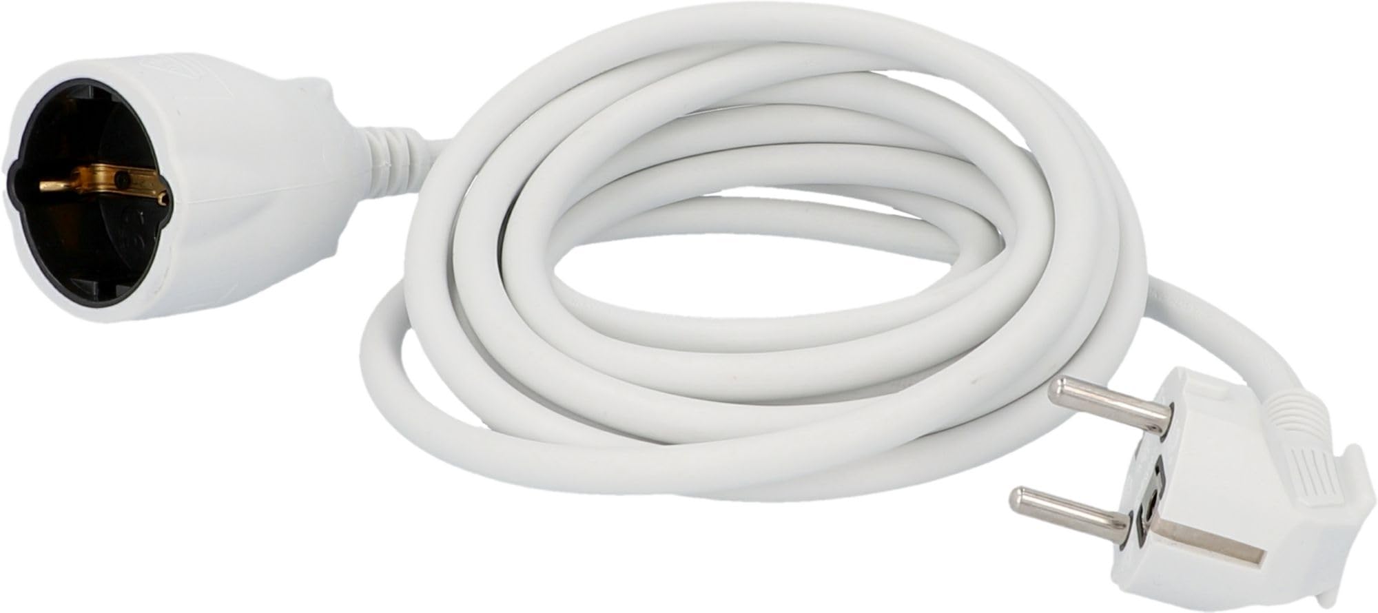 UNITEC Schuko-Verlängerung, H05VV-F3G 1,5mm², IP20, 3 m, weiß