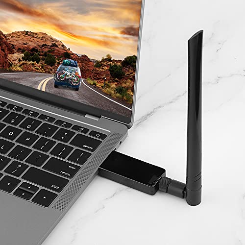 Adaptateur Wi-Fi USB Pilipane 600 Mbps double bande pour une connexion internet fluide sans coupure