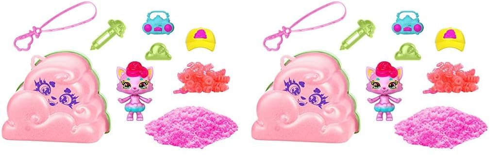 Mattel Cloudees Series 2 Collectible Cloud Themed Toy with Hidden Surprise, Interactive Cloud Toy with Accessories, Toys for Kids 4 and Up [Amazon Exclusive] (Pack of 2)