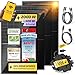 Solakon Balkonkraftwerk 2000W komplett Steckdose - Balkonkraftwerk 2000 Watt neuester Wechselrichter 800W - Solaranlage Komplettset mit 4x500W Solarpanel/Solar Panels mit 10m Kabel