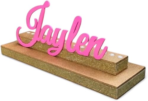 Bar Mitzvah, Bat Mitzvah, Sweet 16, Candelabro, Soporte de nombres, Ceremonia de velas, Tablero de velas, Portavelas, Nombre sin brillo