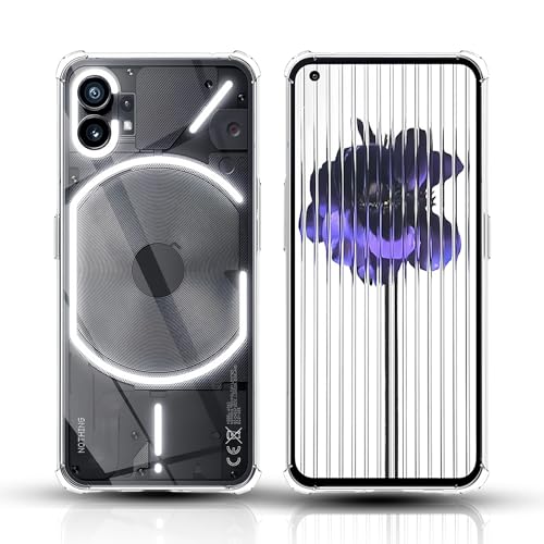 Nothing phone 1 ケースクリア TPU 薄型 軽量 Nothing phone 1 対応カバー 全透明 黄変防止 レンズ保護 指紋防止 ストラップホール付き 防塵 一体型 ワイヤレス充電対応 人気 携帯カバー
