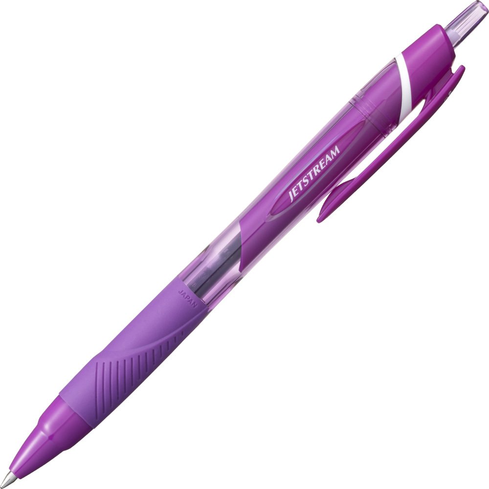Uni Jetstream SXN-150C Retractable Roller, 0.7 mm, Lilac, Box of 10.