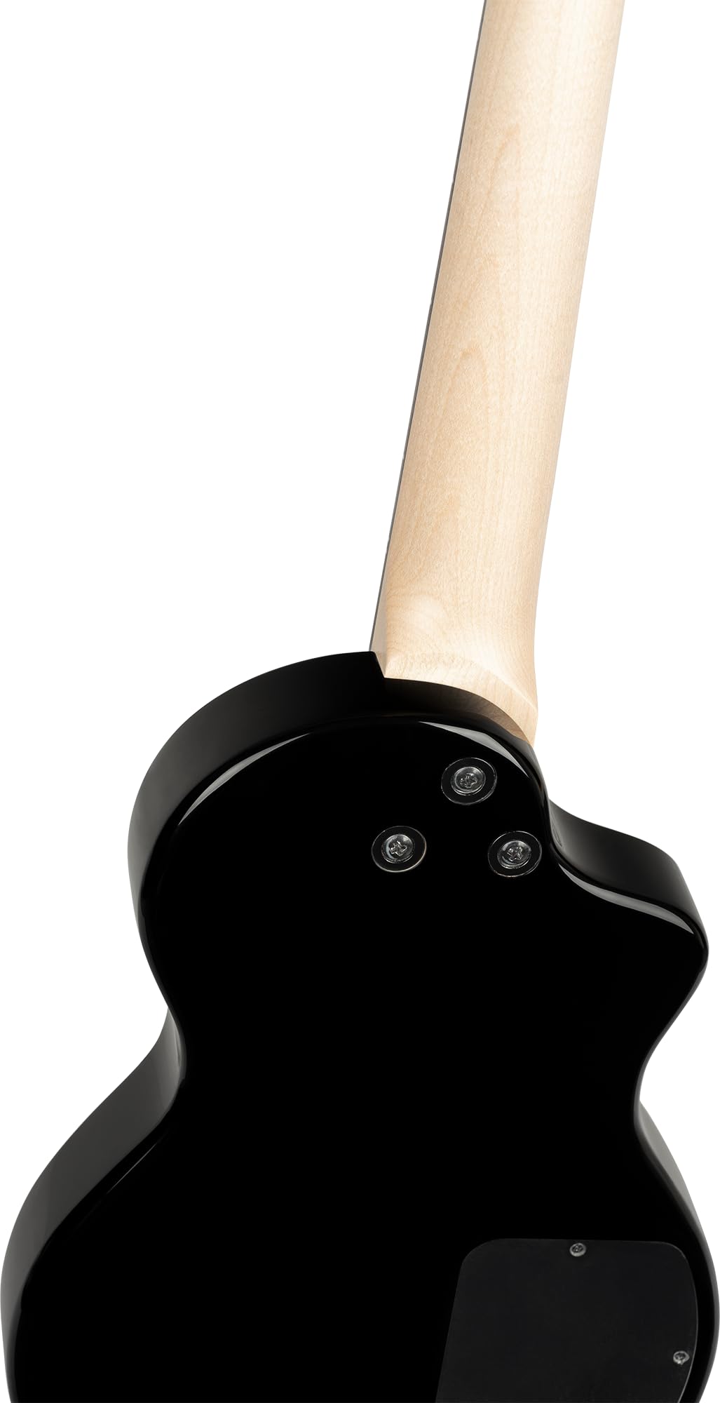 Ortega Guitars Ukulélé Ténor Gaucher – Électro-Acoustique, Corps Plein – Neo Series – Housse Incluse – Érable Flammé/Okoumé, Noir/Gris (NEO-U-TGB-L)