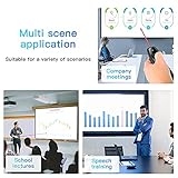 Qui Presentation Clicker Pointer, 328FT Wireless Presenter Remote PPT PowerPoint Clicker, 2.4GHz Presentation Pointer Slide Advancer for Mac, Laptop, - Image 7