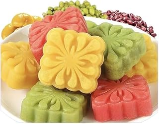 【6味緑豆餅 栗餅いちご餅板栗糕 草莓糕 】中秋月饼糕点甜品 点心甜点 休闲蛋糕 中秋月餅デザートカジュアル朝食ケーキインスおいしい中国風カジュアル食品スナック早餐蛋糕 速食美味中式休闲中華菓子 零食小吃 (10個)