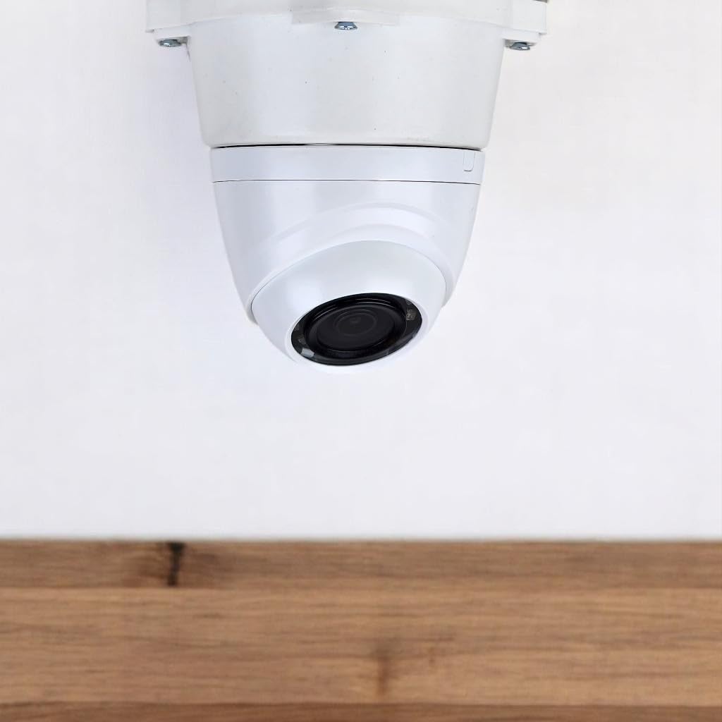PRO-103-T Universal CCTV Junction Box, White PP5 Plastic, Weatherproof Mini Camera Housing, 3.7x1.85 Inch, UV-Resistant, Indoor Outdoor Mount | (4Pack)